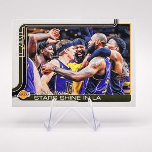 Los Angeles Lakers Showtime Stars Shine in LA | NBA Team Card | Topps