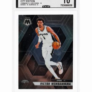 Victor Wembanyama 2024-25 Panini Mosaic City Edition #288 CCG 10 GEM MINT