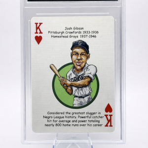Josh Gibson Hero Decks King of Hearts CCG Gem Mint 10 – Negro Leagues Slab