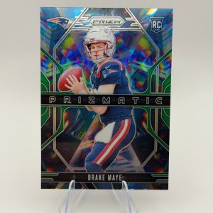Drake Maye 2024 Panini Prizm Prizmatic RC #2 – New England Patriots Rookie Card